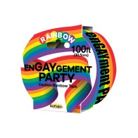 Cinta de Precaución Estilo Arcoíris Engaygement