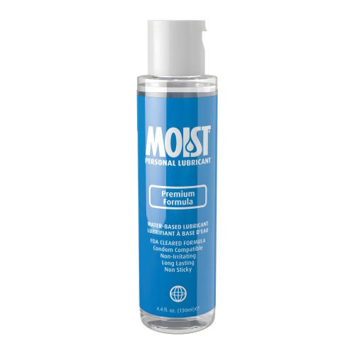 Lubricante Personal a Base de Agua Moist Premium - 4.4 oz