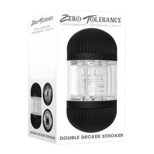Stroker Doble Decker Zero Tolerance - Negro/Transparente