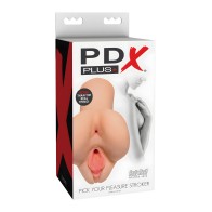 PDX Plus Pick Your Pleasure Stroker - Ivory