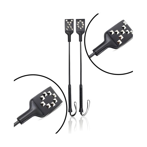 CROP de PVC con Estrellas XO Plesur - Negro