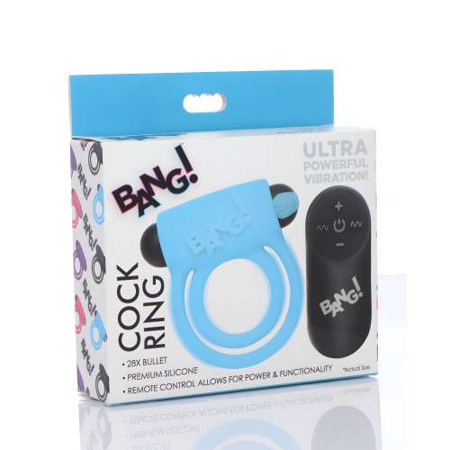 Anillo Vibrador Bang! - Azul