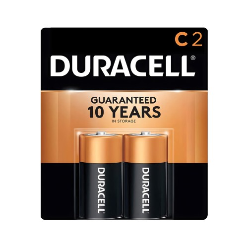 Baterías Alcalinas Duracell - C