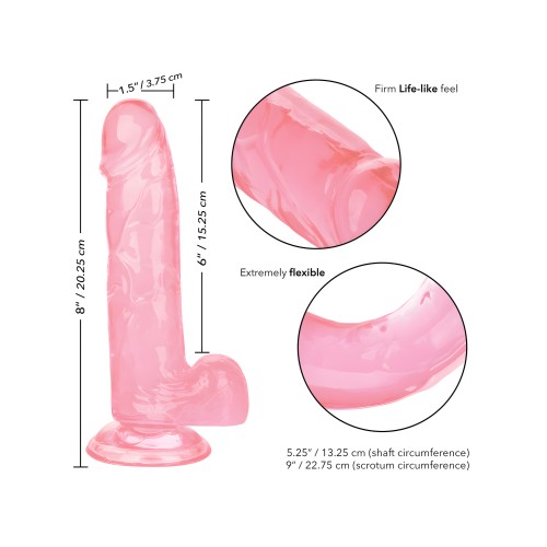 Dildo Size Queen de 6" - Rosa