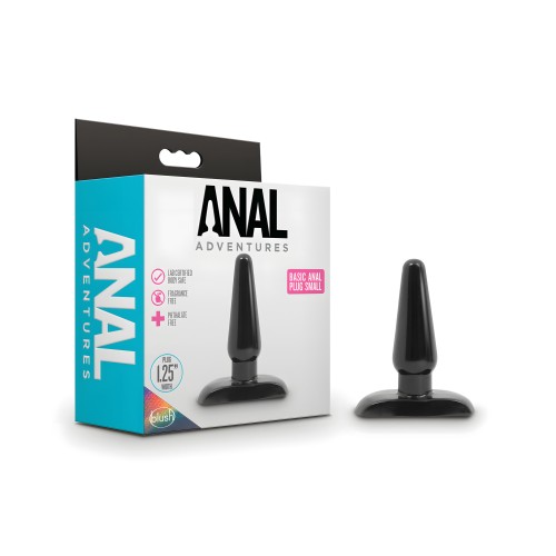 Plug Anal Básico Blush Anal Adventures - Pequeño Negro