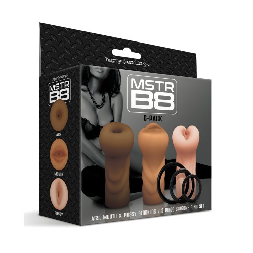 Conjunto MSTR B8 Stroker Pack de 3