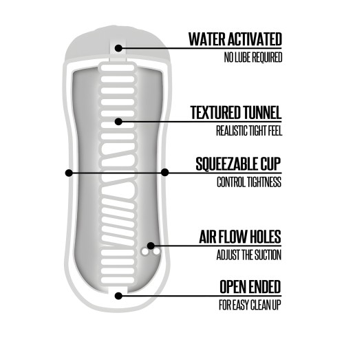 Shower Stroker Mouth Ivory