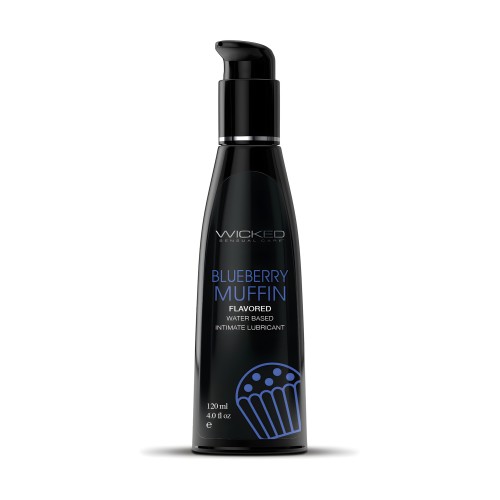 Wicked Sensual Care Water Based Lubricant - 4 oz Blueberry Muffin