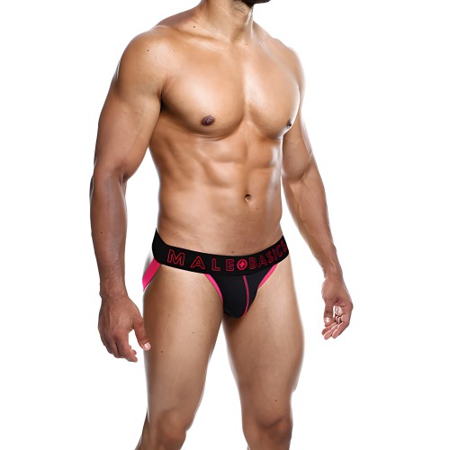 Male Basics Neon Jockstrap - Coral SM