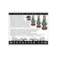 Evolved Rainbow Metal Plug Set