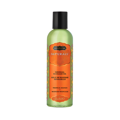 Kama Sutra Naturals Massage Oil - 2 oz Tropical Mango