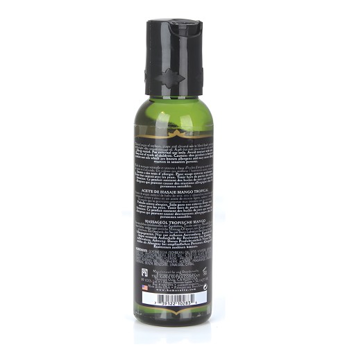 Kama Sutra Naturals Massage Oil - 2 oz Tropical Mango