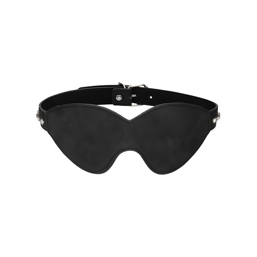 Shots Ouch Diamond Studded Eye Mask - Black