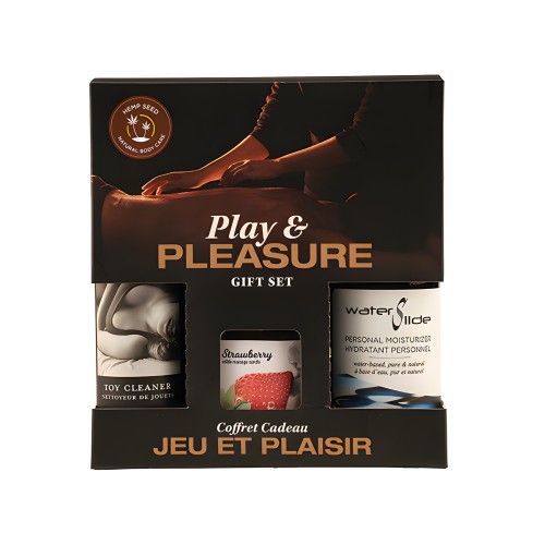 Earthly Body Play & Pleasure Gift Set - Strawberry