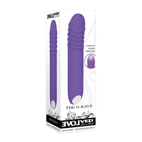 G-Rave Light Up Vibrator - Purple