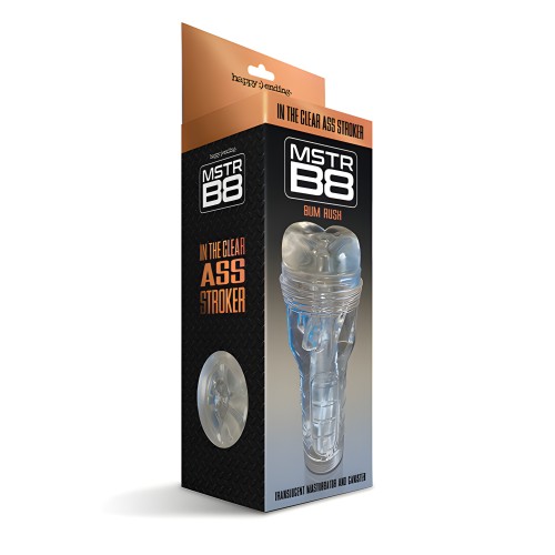 MSTR B8 In the Clear Anal Stroker - Clear