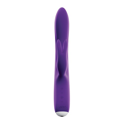 VeDO Thumper Bunny Rechargeable Dual Vibe - Deep Purple