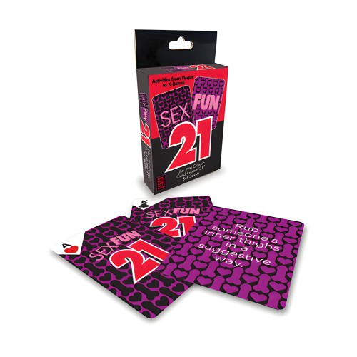 Juego de Cartas Sex Fun 21 - Diversión Coqueta
