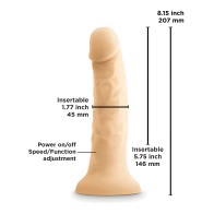 Colours Pleasures 7" Vibrating Dong - White