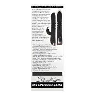 Evolved Rapid Rabbit Thrusting Dual Vibe - Black