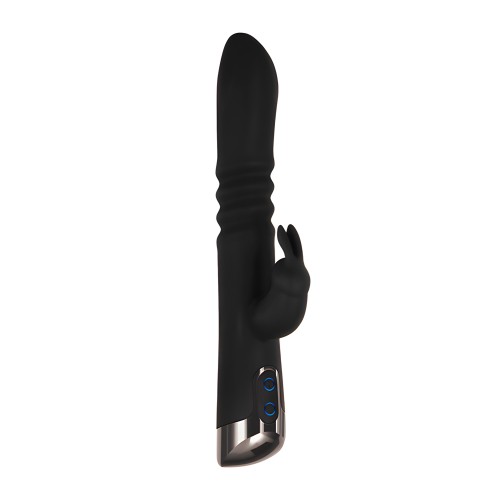 Evolved Rapid Rabbit Thrusting Dual Vibe - Black