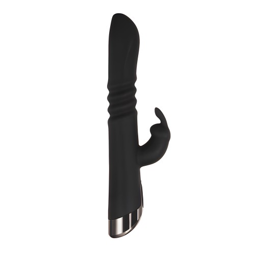 Evolved Rapid Rabbit Thrusting Dual Vibe - Black