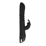 Evolved Rapid Rabbit Thrusting Dual Vibe - Black