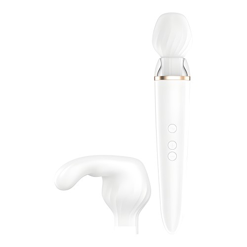 Satisfyer Double Wand-er - Blanco