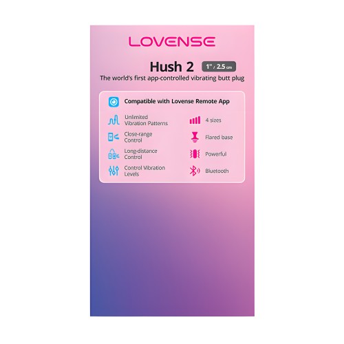 Plug Anal Lovense Hush 2