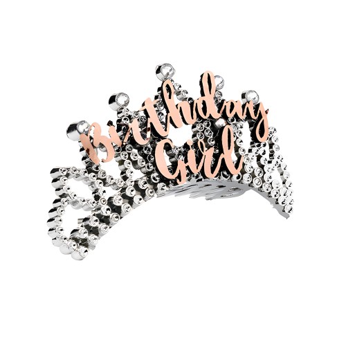 Birthday Girl Tiara in Rose Gold