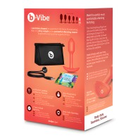 b-Vibe Vibrating Snug Plug - Pequeño Naranja