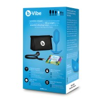 b-Vibe Plug Ajustado Vibrante - Grande Azul