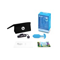 b-Vibe Plug Ajustado Vibrante - Grande Azul