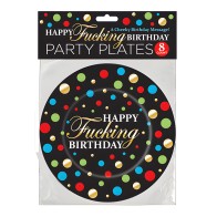 Happy Birthday Plates - Pack of 8