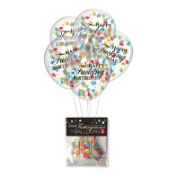 Happy Fucking Birthday Confetti Balloons