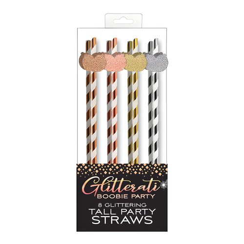 Glitterati Boobie Party Straws - Fun Bachelorette Decor