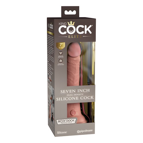 King Cock Elite 7" Dual Density Cock - Light