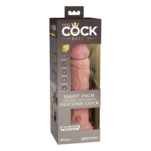 Pene Vibrador King Cock Elite de 8"