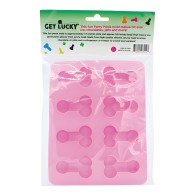 Get Lucky Penis Party Mold - Pink