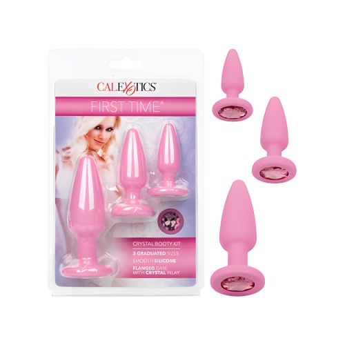Kit de Botas de Cristal Primera Vez - Rosa
