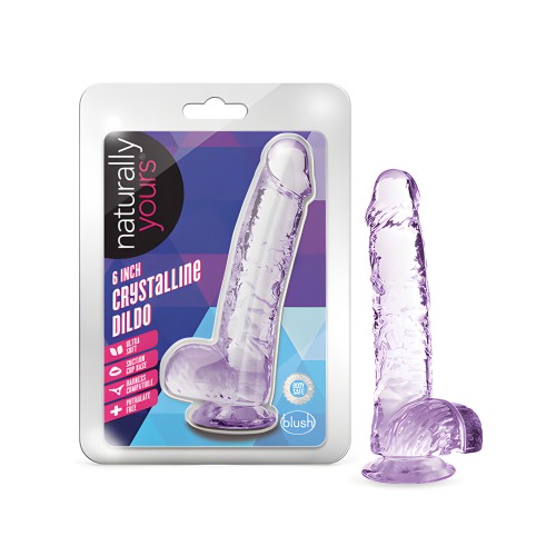Blush Naturally Yours Dildo de 6" - Amethyst