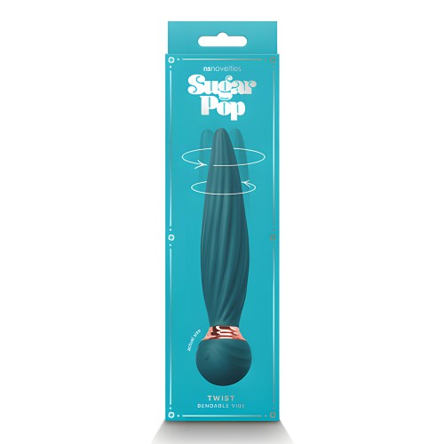 Vibrador Flexible Sugar Pop Twist - Verde