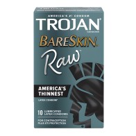 Trojan Raw Condoms - Pack of 10