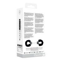 Shots Ouch Beginner's Furry Hand Cuffs - Black