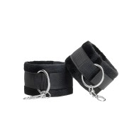 Ouch Black & White Velcro Hand/Ankle Cuffs