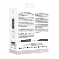 Manillas para Tobillos de Cuero Bonded - Negro