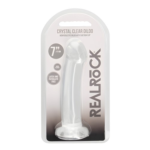 Dildo Transparente Shots RealRock Crystal Clear 7"
