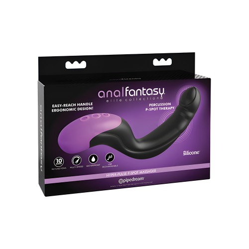Anal Fantasy Elite Hyper Pulse P-Spot Massager - Black