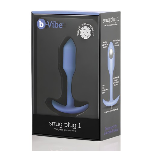 b-Vibe Plug Snug Ponderado 1 - 55 g Violeta