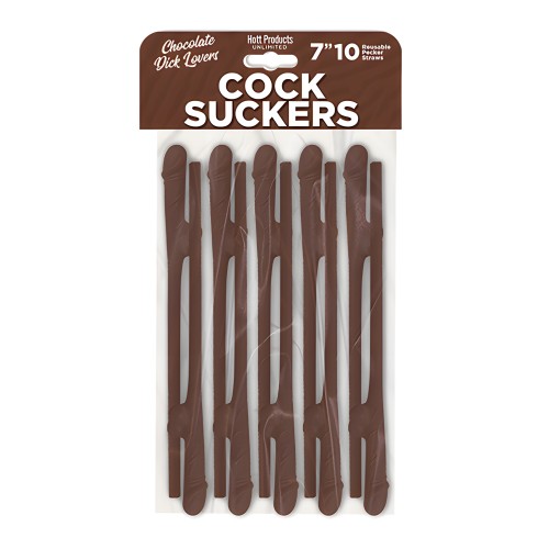 Popotes Pecker de Cock Suckers - Pack de 10